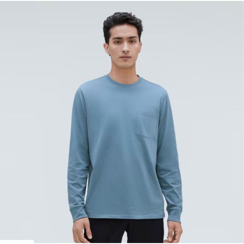 Everlane Long Sleeve Pocket Tee Shirt